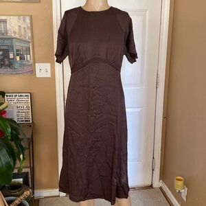 NWT mango satin dress
